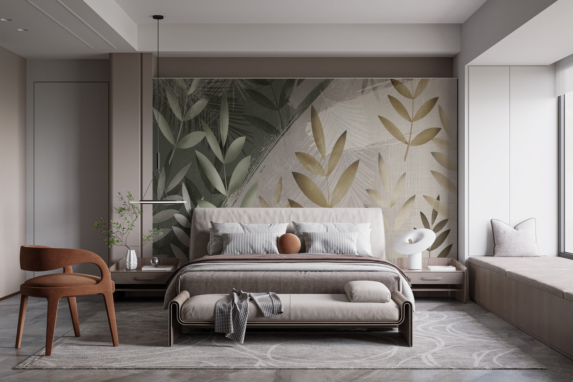 Tropical Leaves Wall Murals
