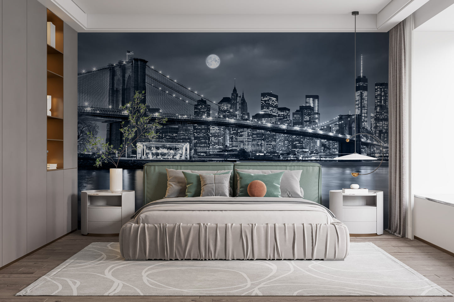 Illuminated Skyline Wall Accent