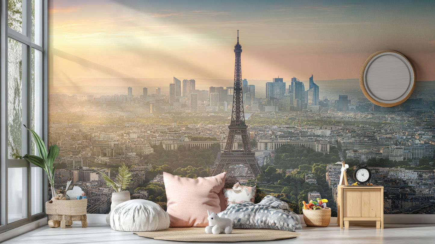 Paris City Eiffel Tower Wallpaper For Walls