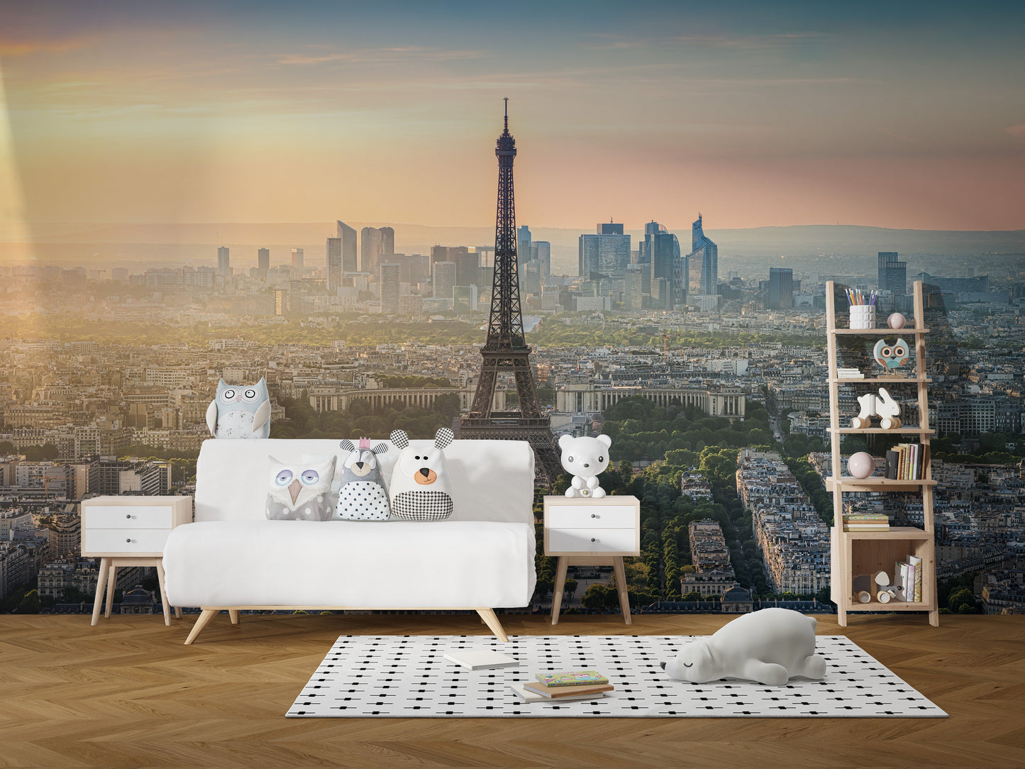 Paris City Eiffel Tower Wallpaper For Walls