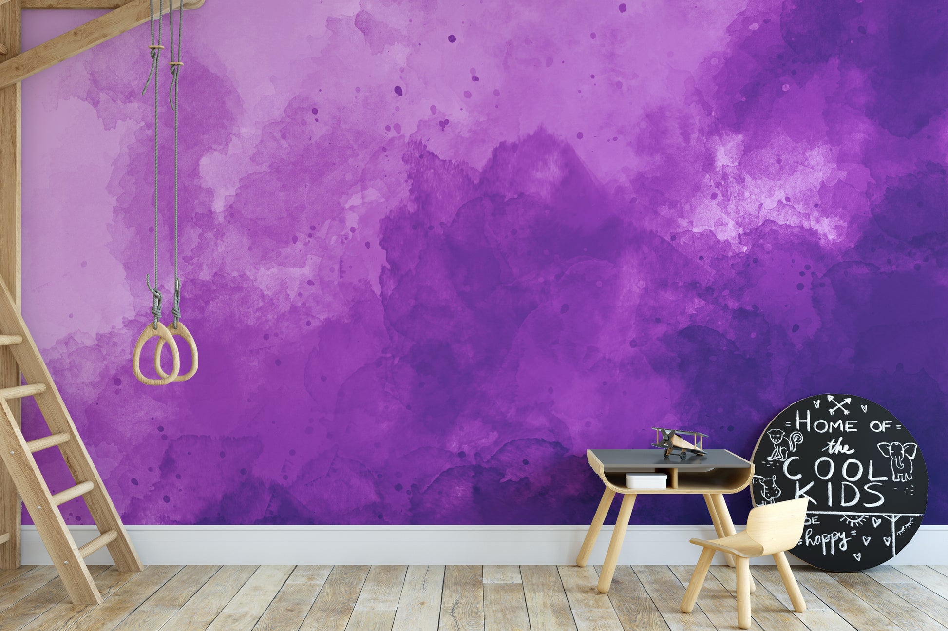 Luxurious Purple Abstract Wallpaper