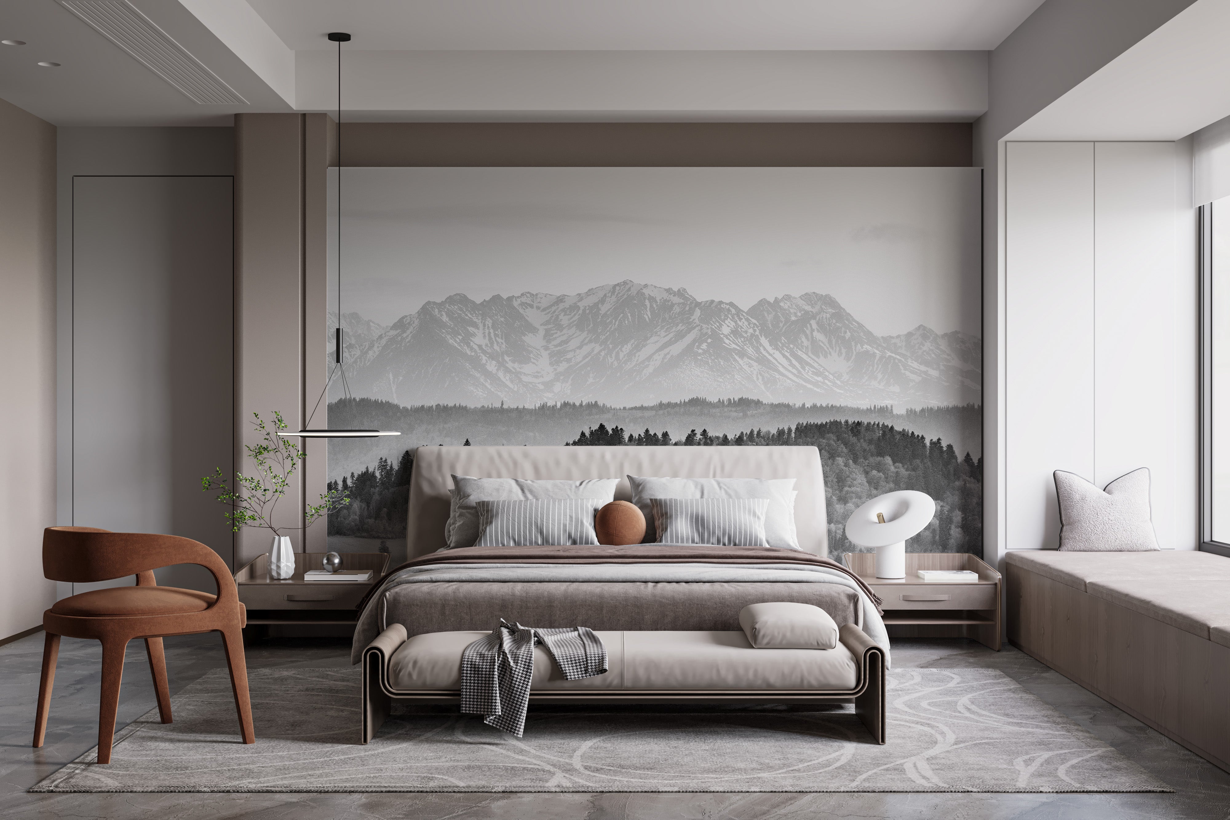 Snow-Capped Peaks Wall Decor