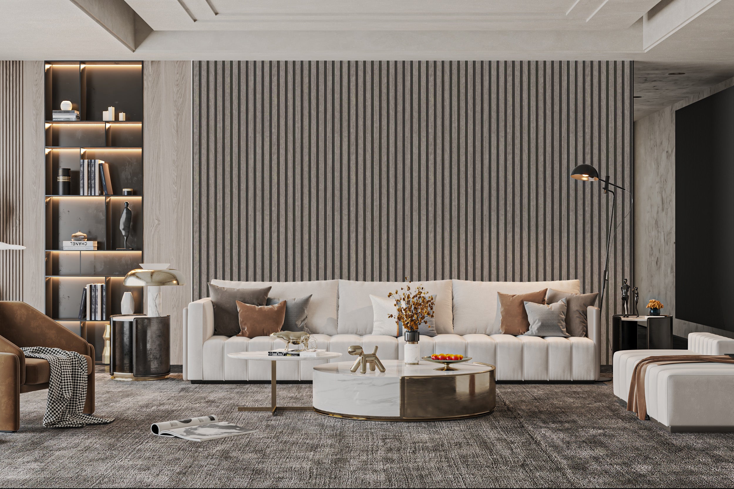 Textured gray wood wallpaper for stylish home décor
