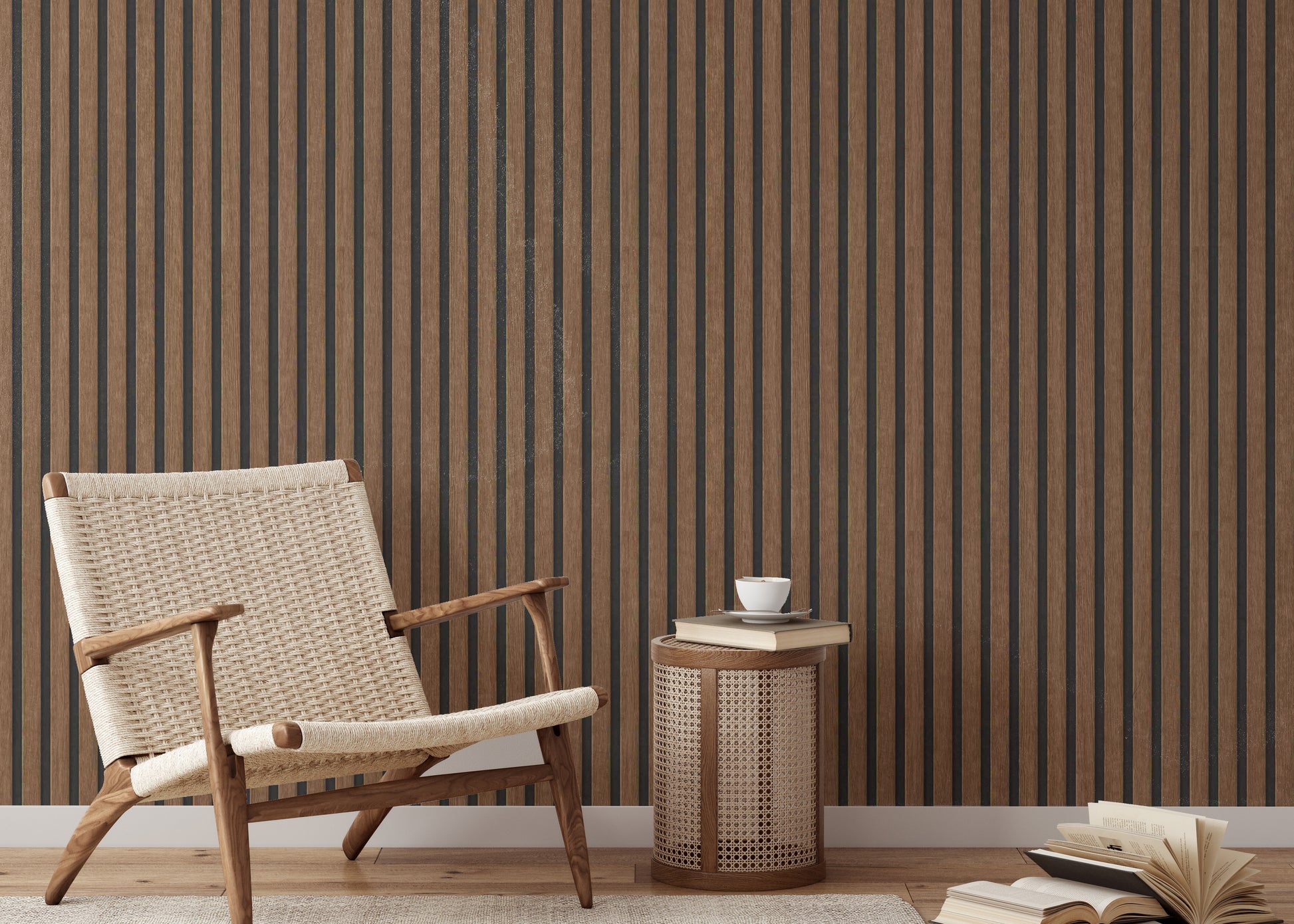 Modern wood texture wallpaper for stylish home makeovers
