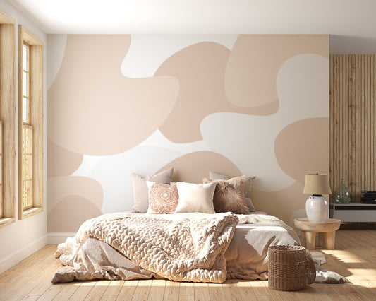 Soft Pastel Abstract Wallpaper Mural