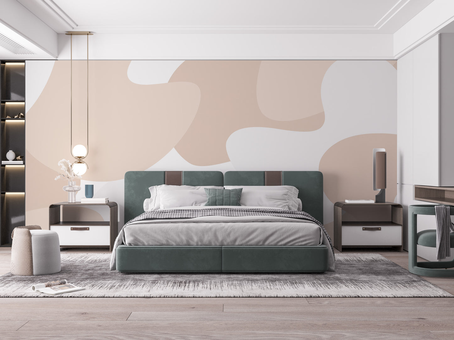 Soft Pastel Abstract Wallpaper Mural