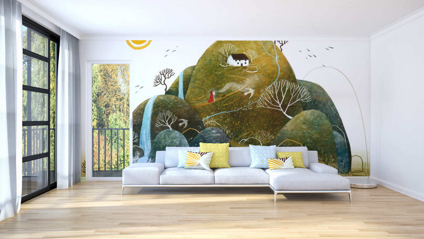 Serene Nature Wall Mural