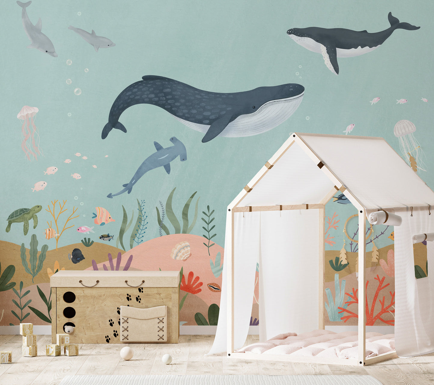 Oceanic Adventure Wall Mural - Giffywalls