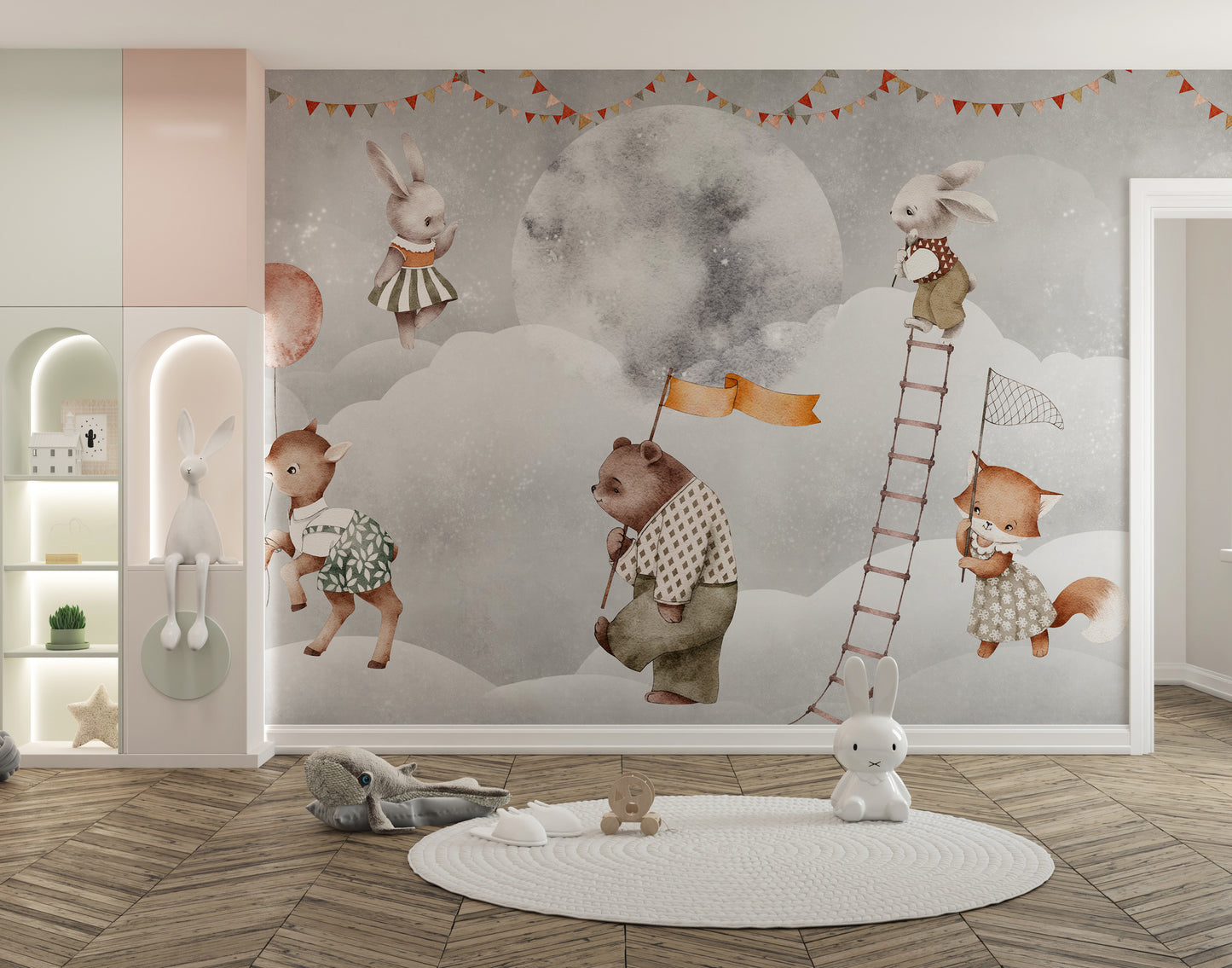 Celestial Nursery Adventure Wall Mural