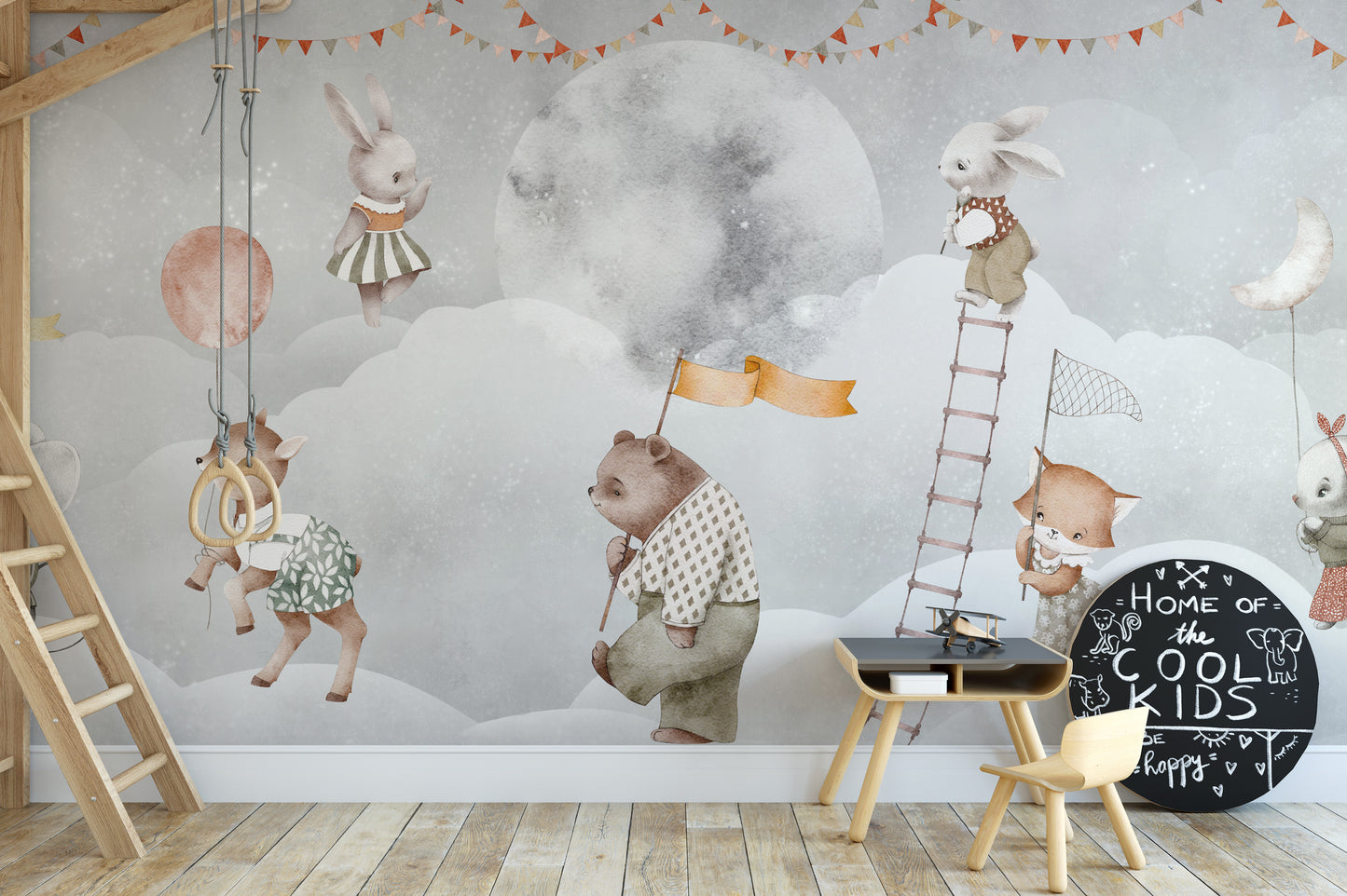 Celestial Nursery Adventure Wall Mural