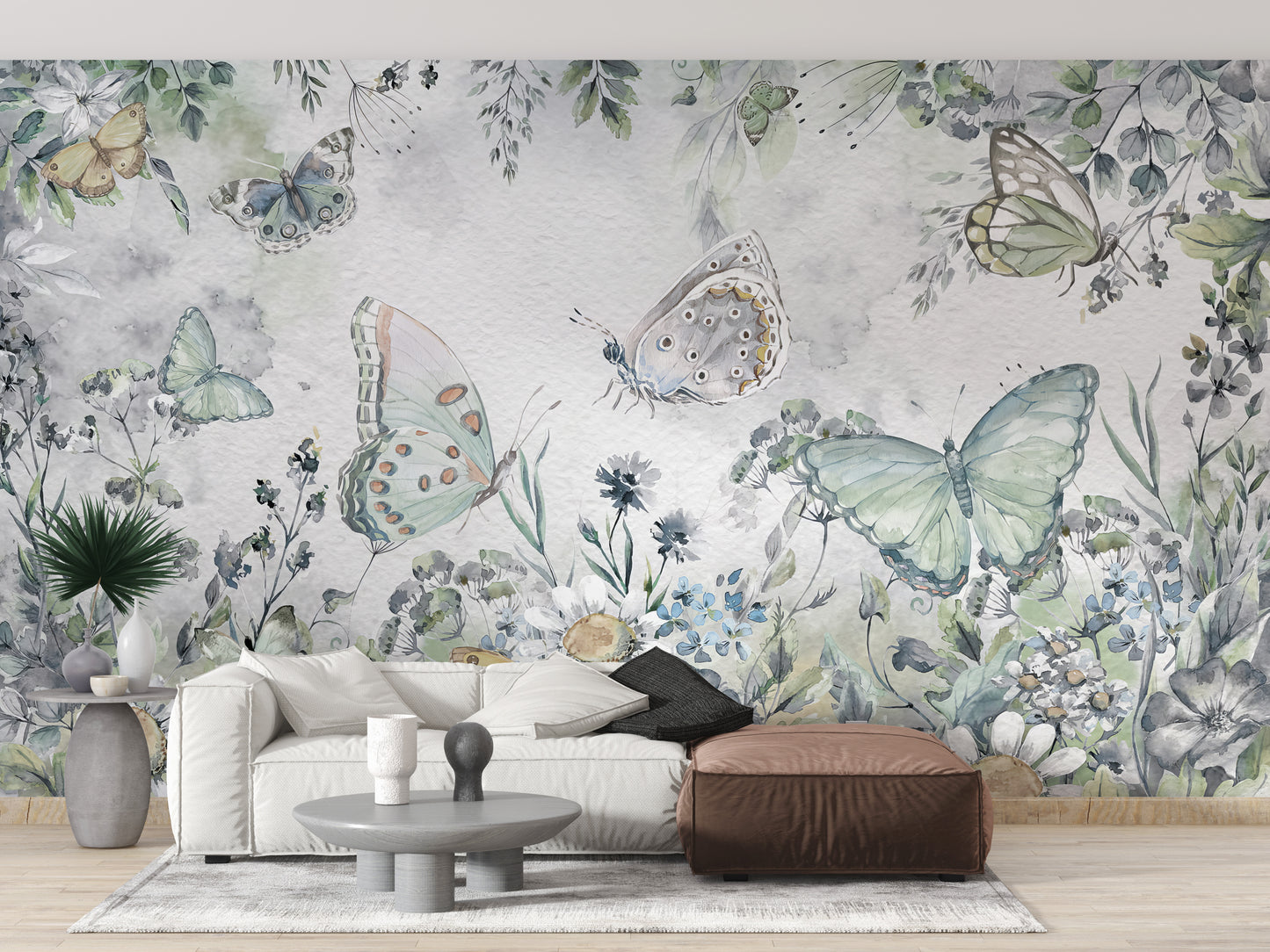 Butterfly Garden Wall Mural