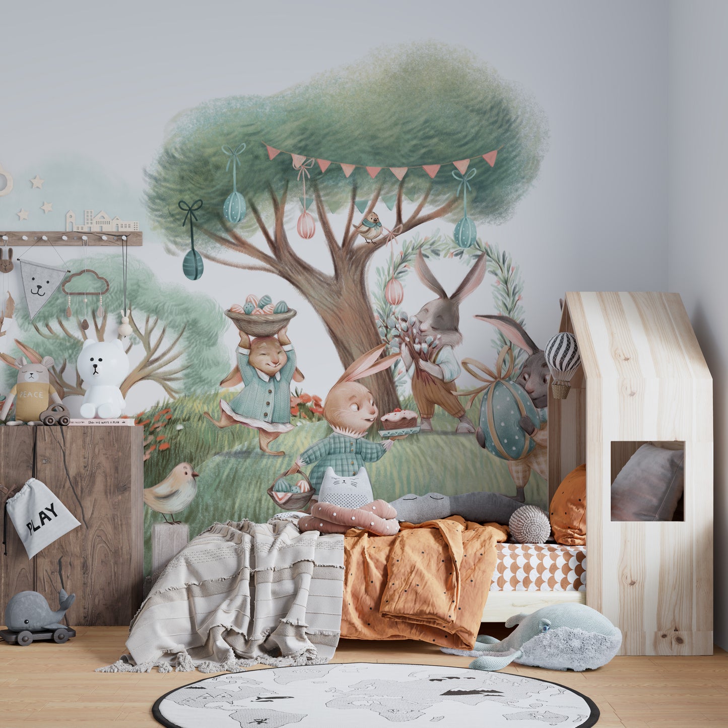 Tree House Kids Wall Mural