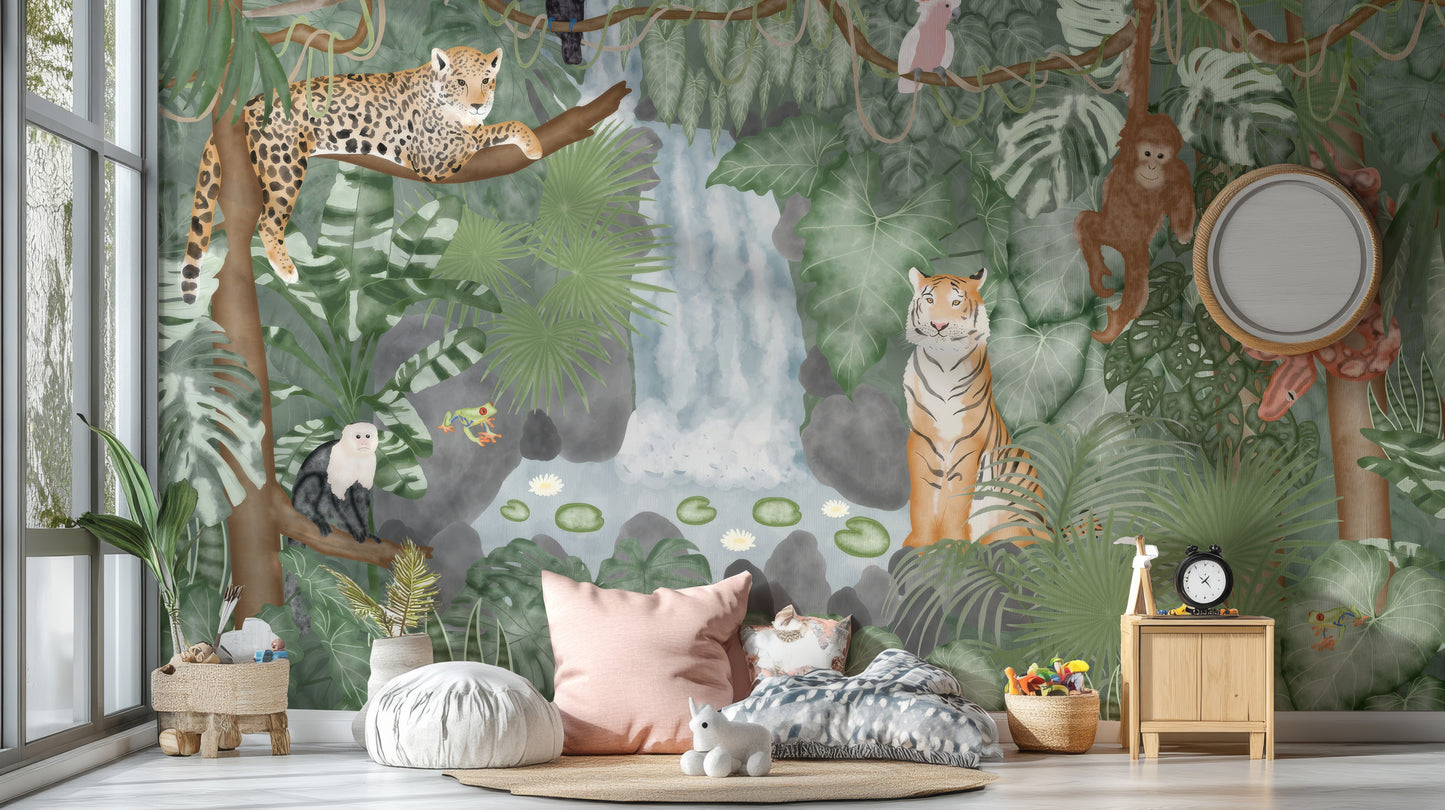 Rainforest Paradise Wall Mural