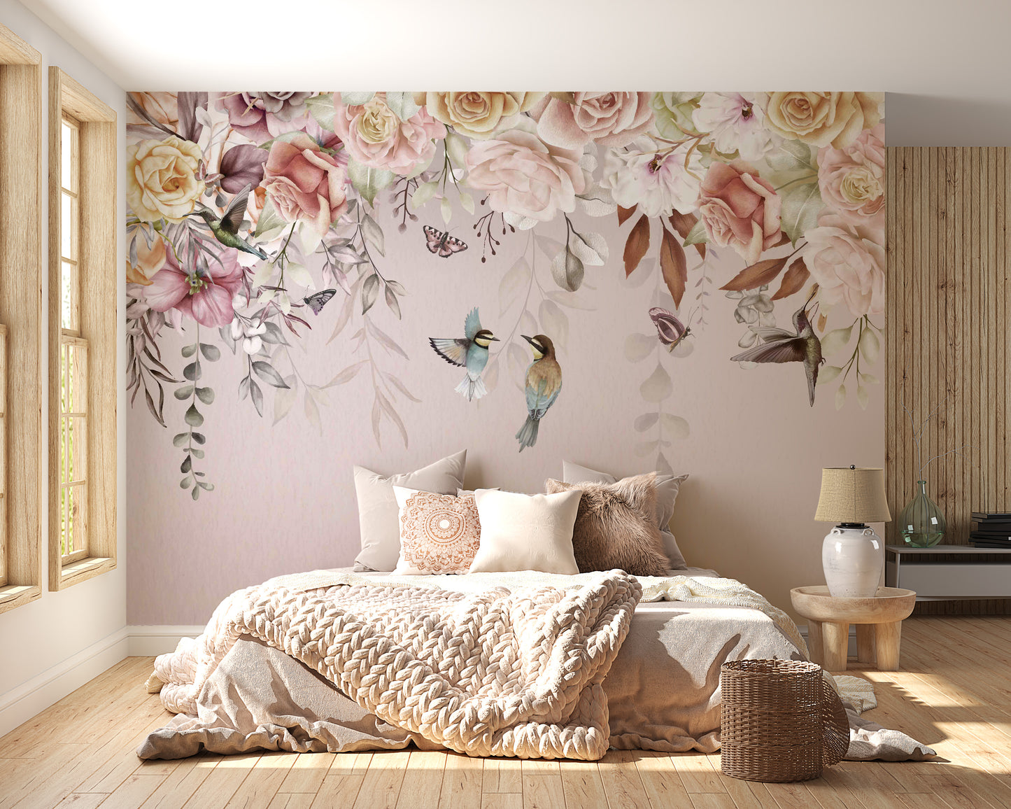 Vintage Blossoms Wall Mural