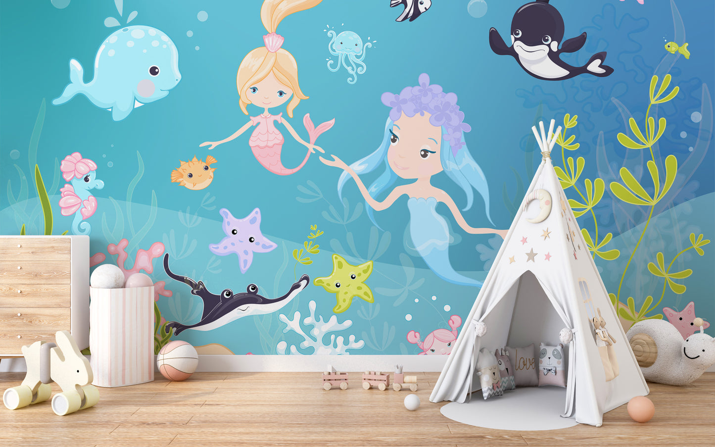 Underwater Adventure Wall Mural