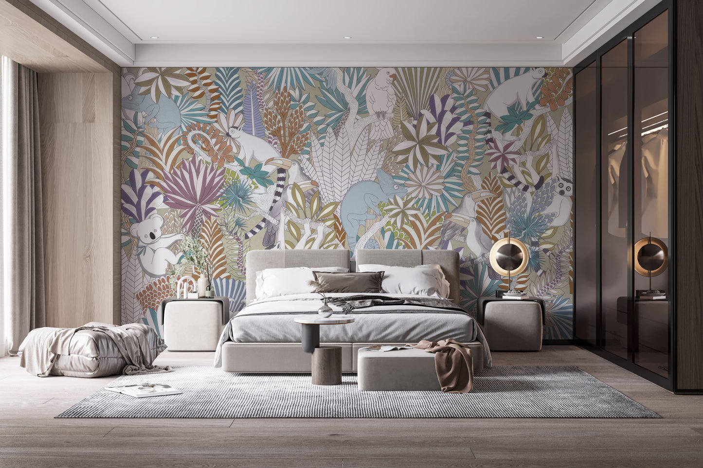 Exotic Jungle Wall Mural