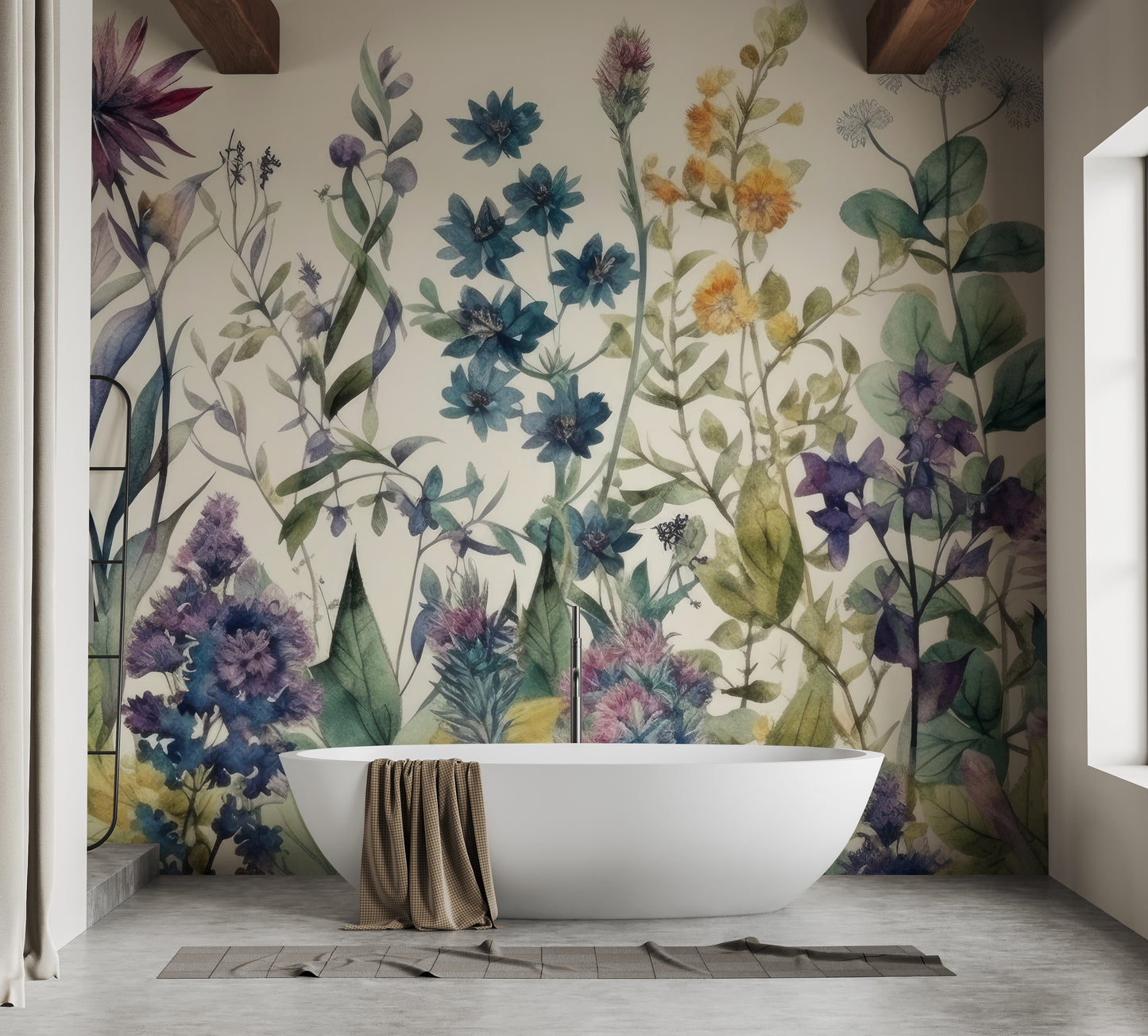 Vintage Flora Wall Mural