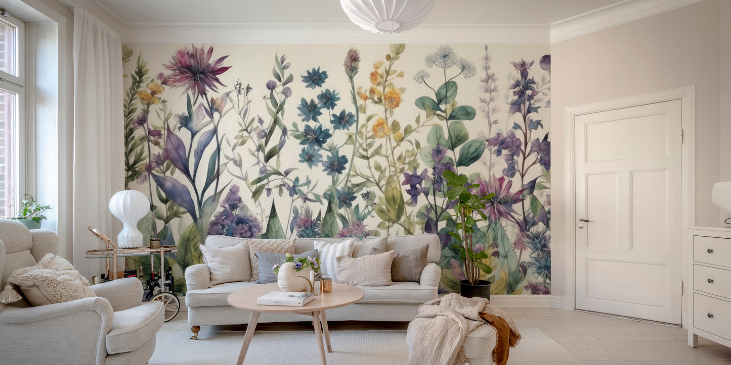 Vintage Flora Wall Mural