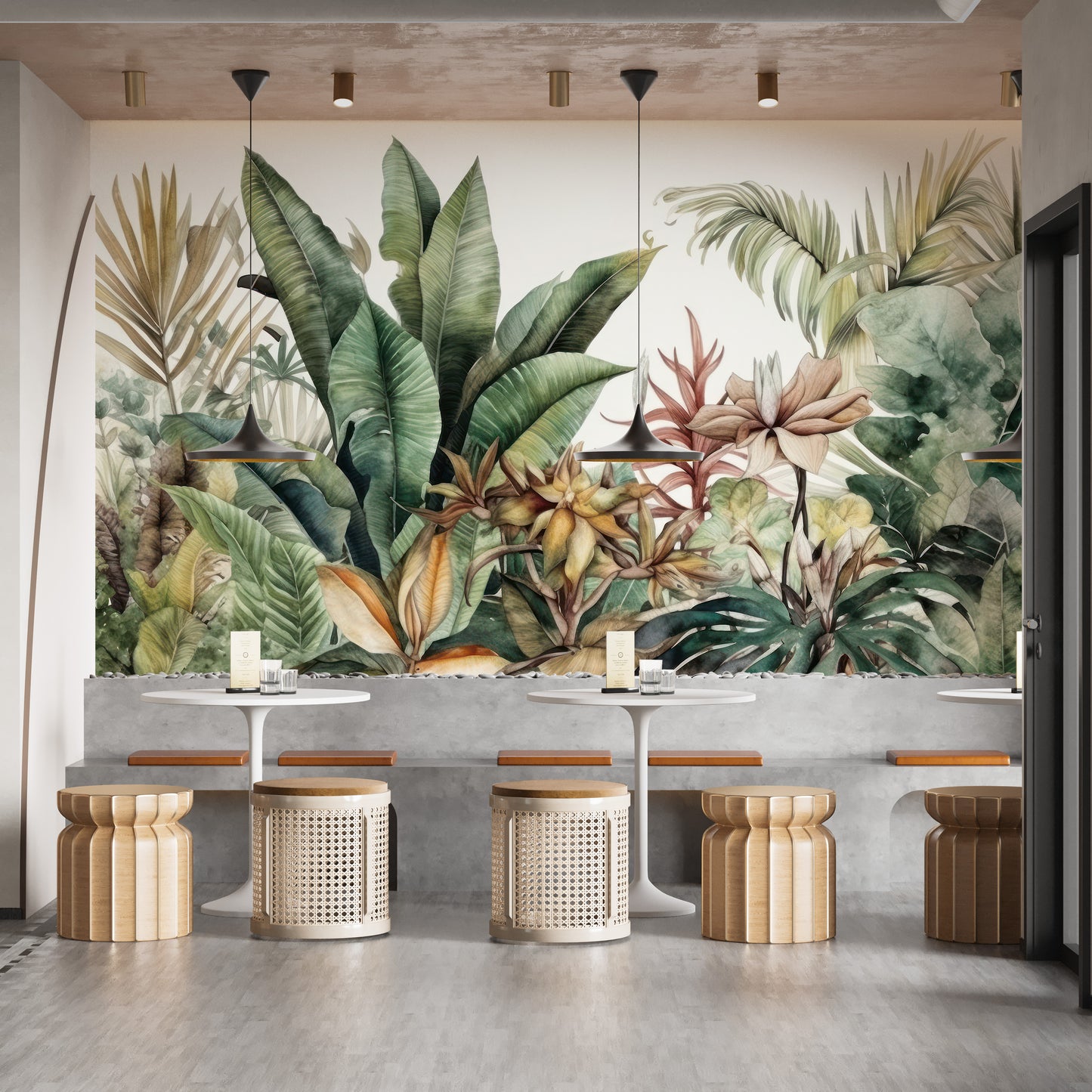 Exotic Greenery Wall Mural