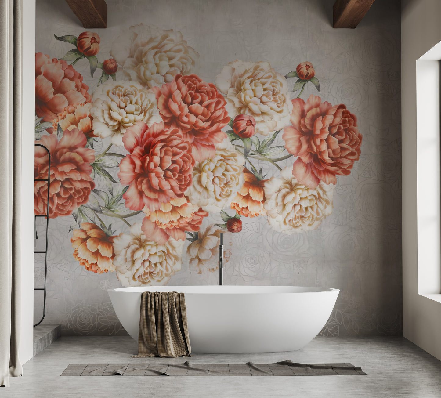 Rose Grace Wall Mural