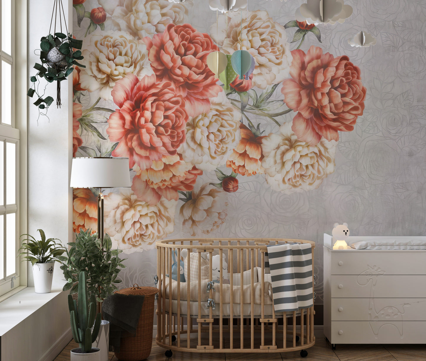 Rose Grace Wall Mural