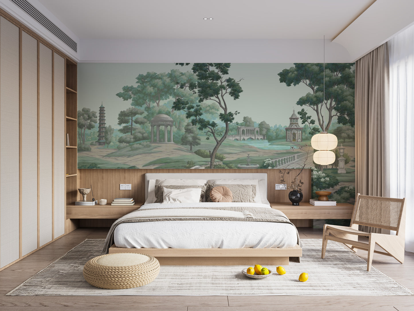 Green Garden Wall Mural