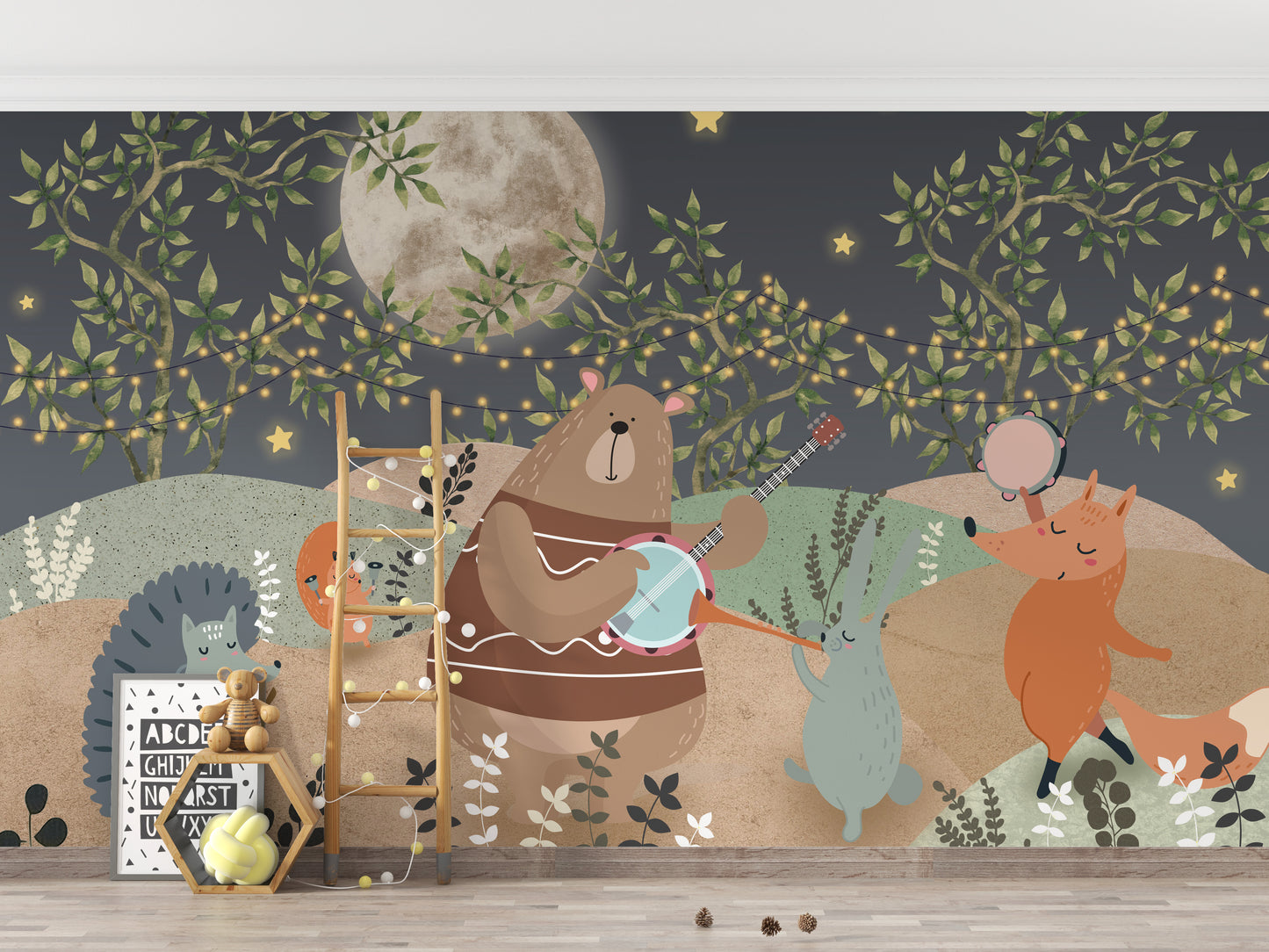 Enchanted Forest Party Wall Mural