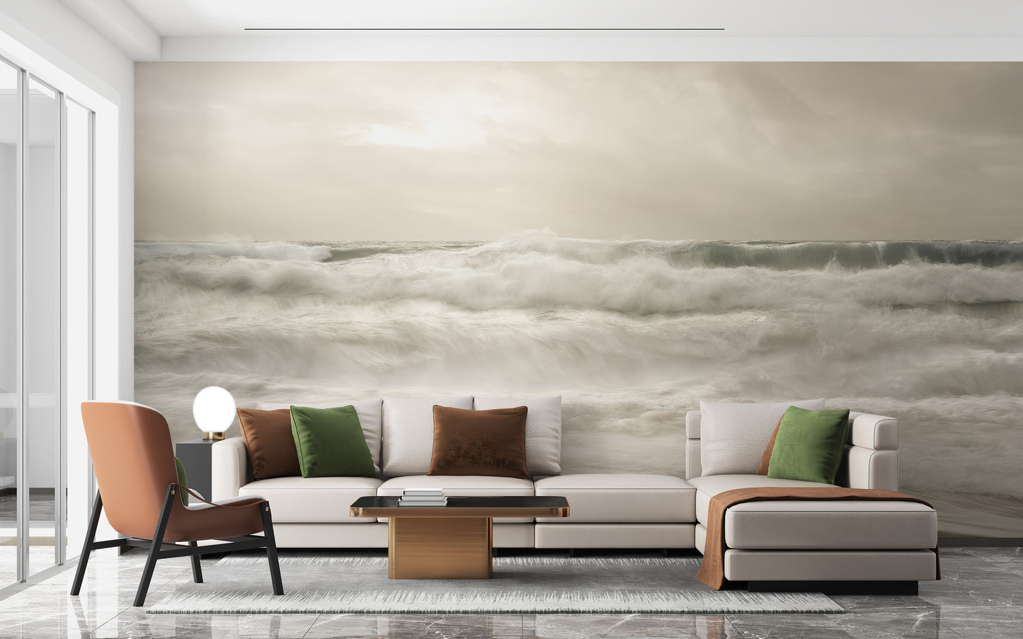 Ocean Waves Wall Mural