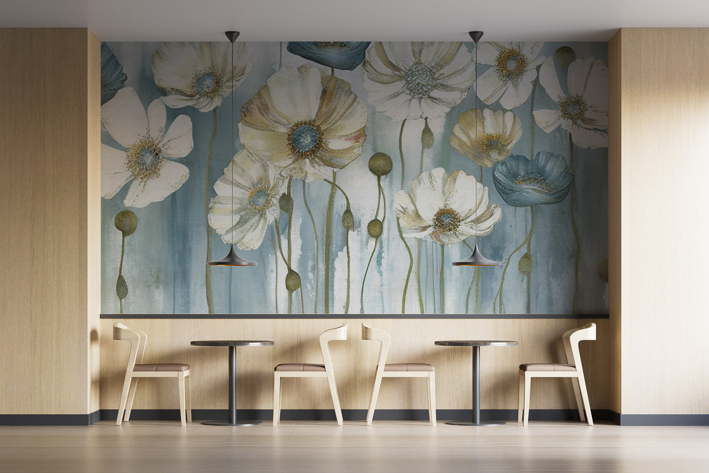 Anemones Whisper Wall Mural