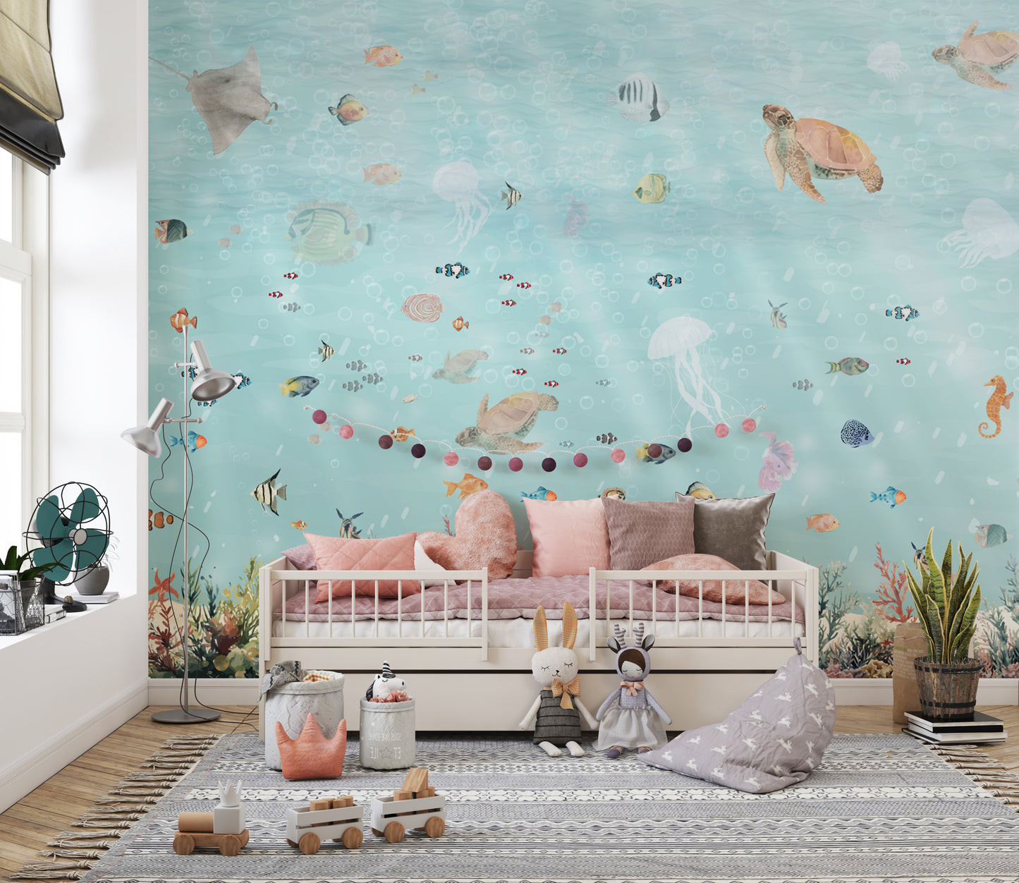 Underwater Marine Life Wallpaper Mural