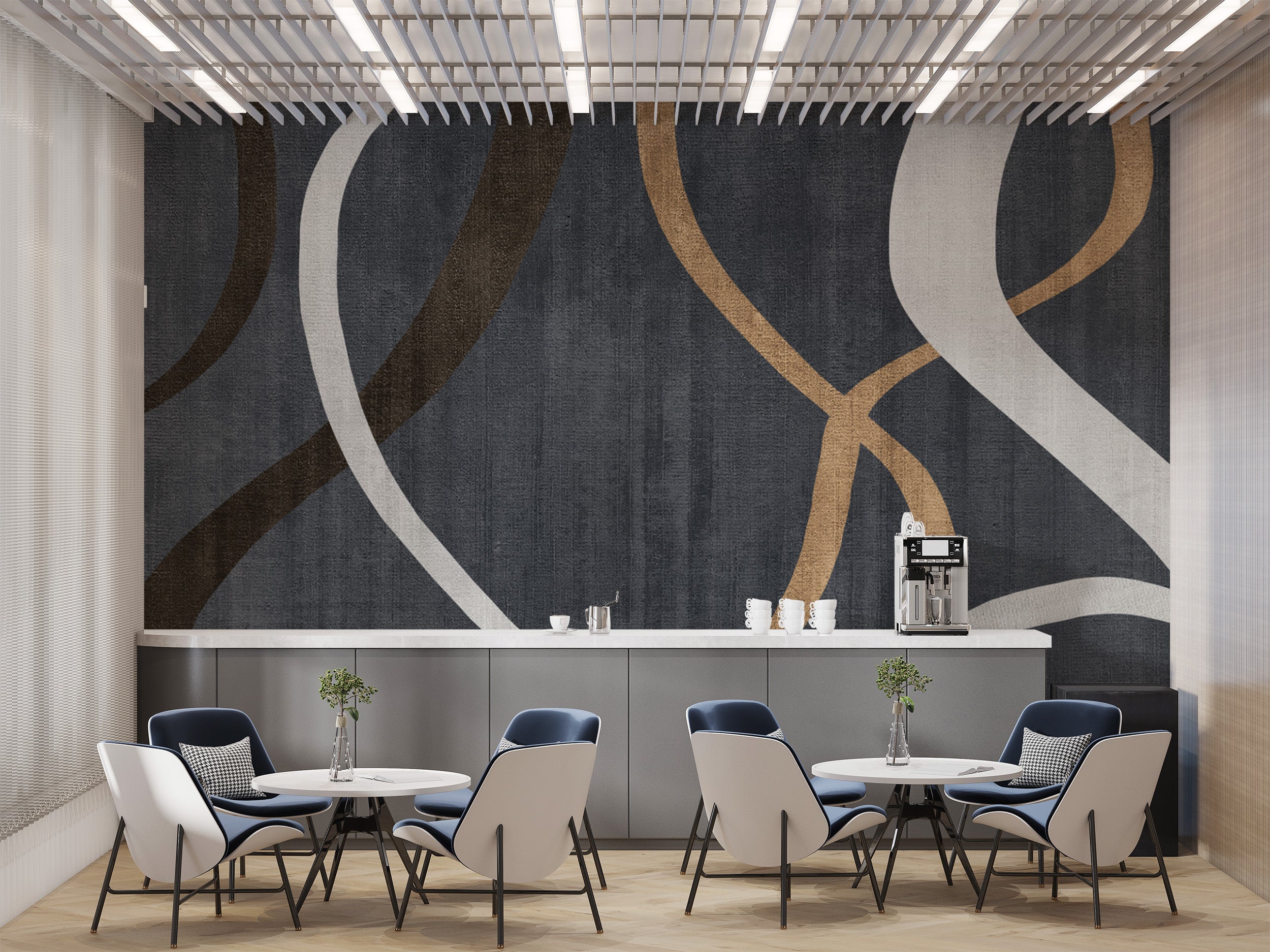 High-end abstract wallpaper with modern design
