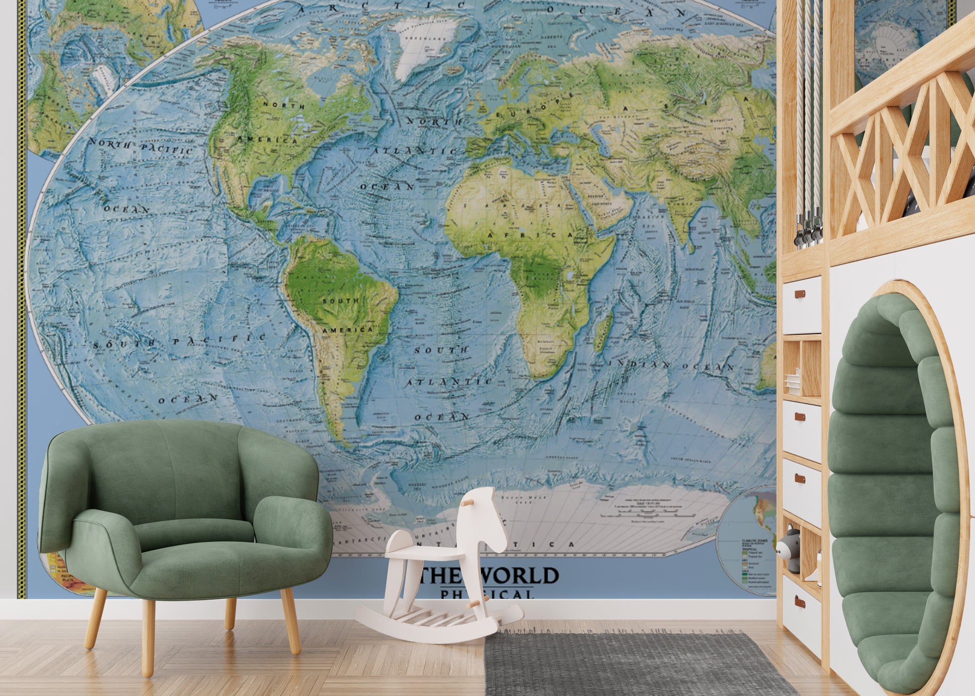 World map highlighting tectonic plate boundaries
