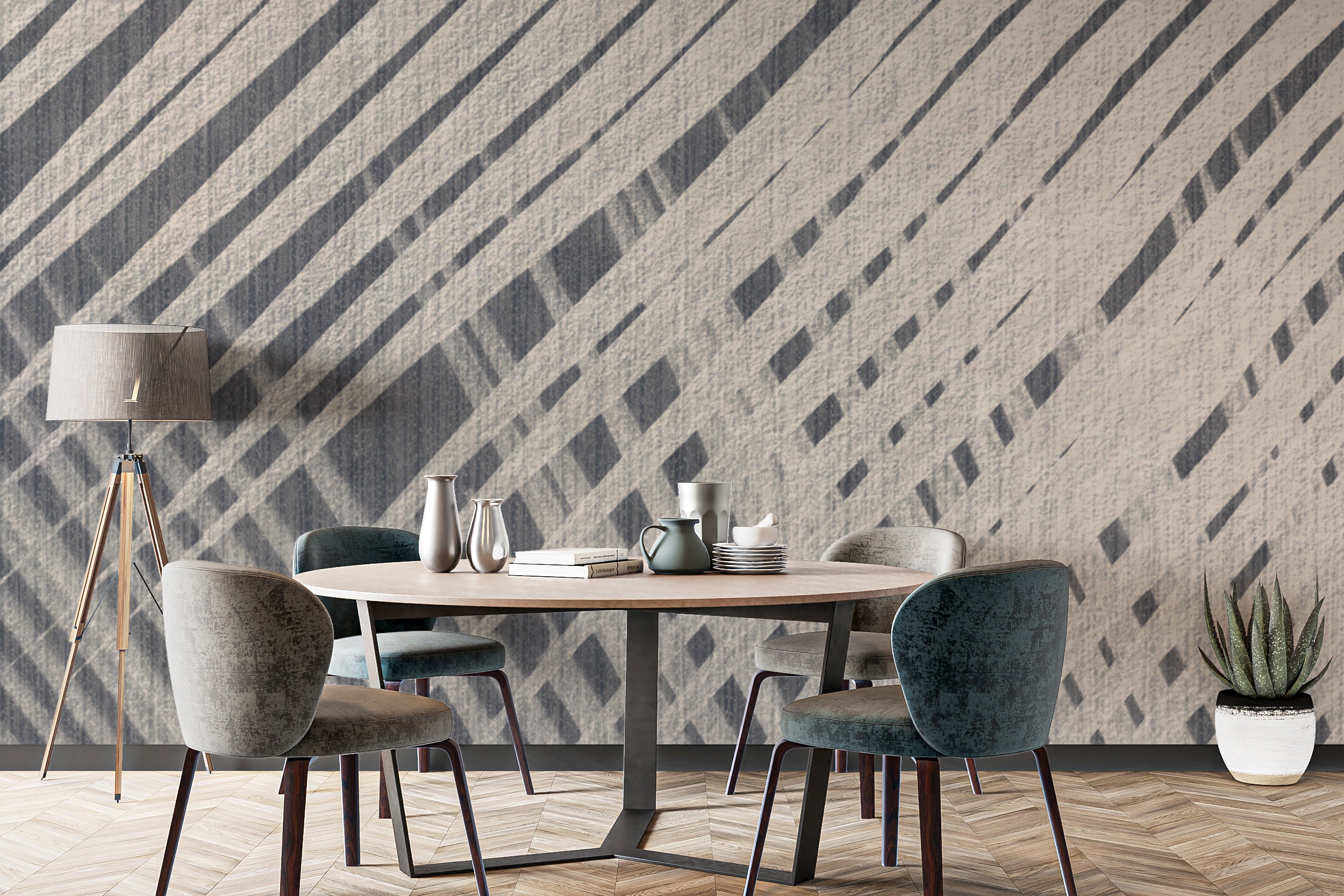 Minimalist geometric wallpaper for home walls
