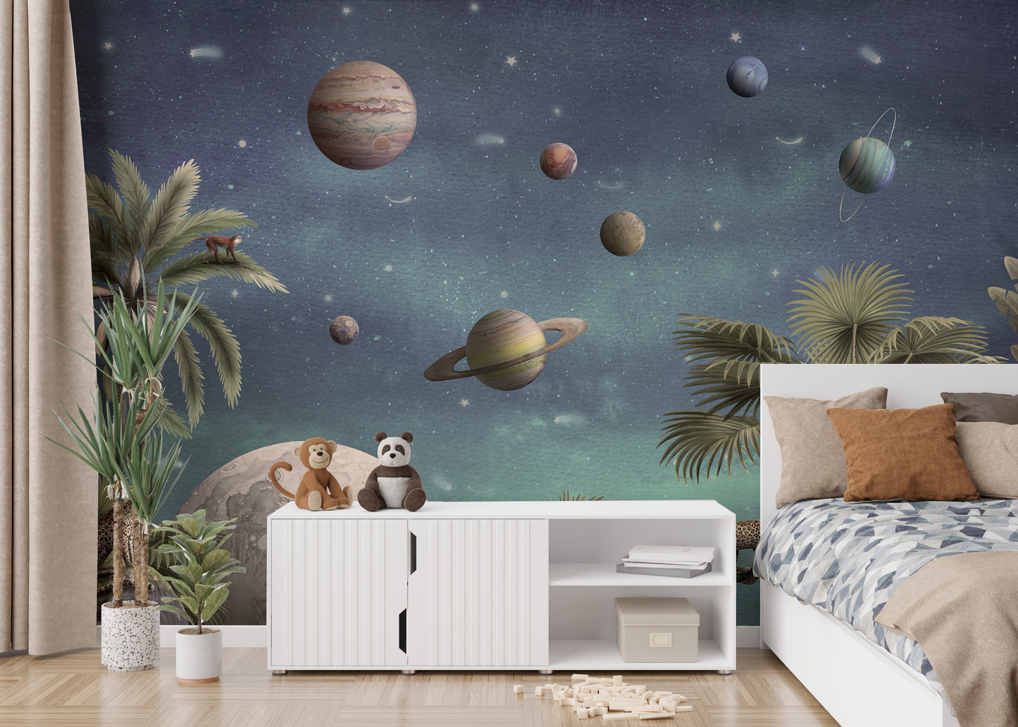 Pretty Planets Wallpaper Wall Murals