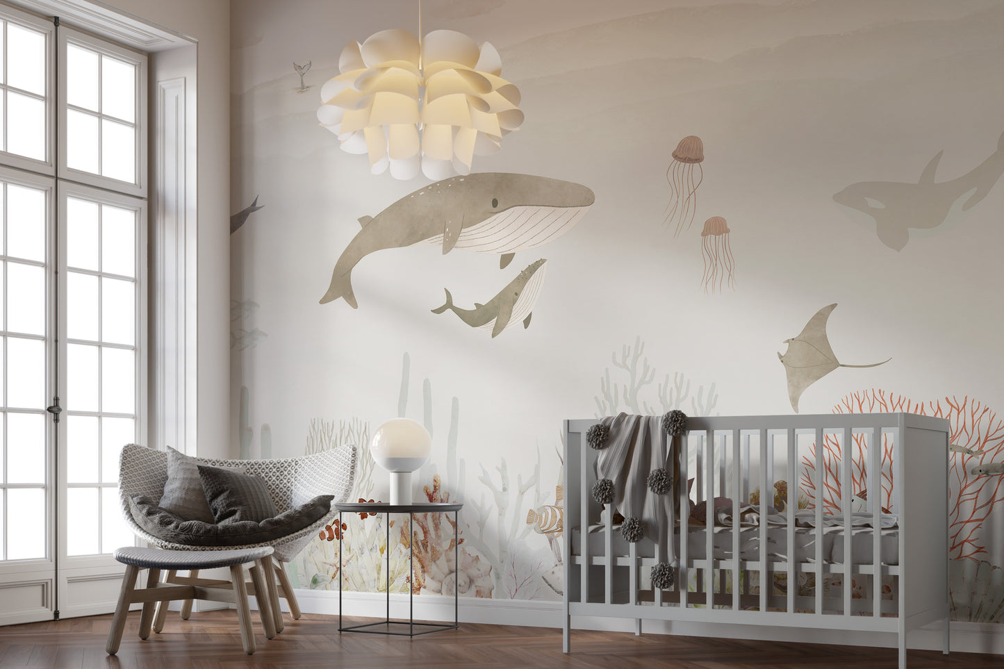 Sensational Sea Brown Wall Mural