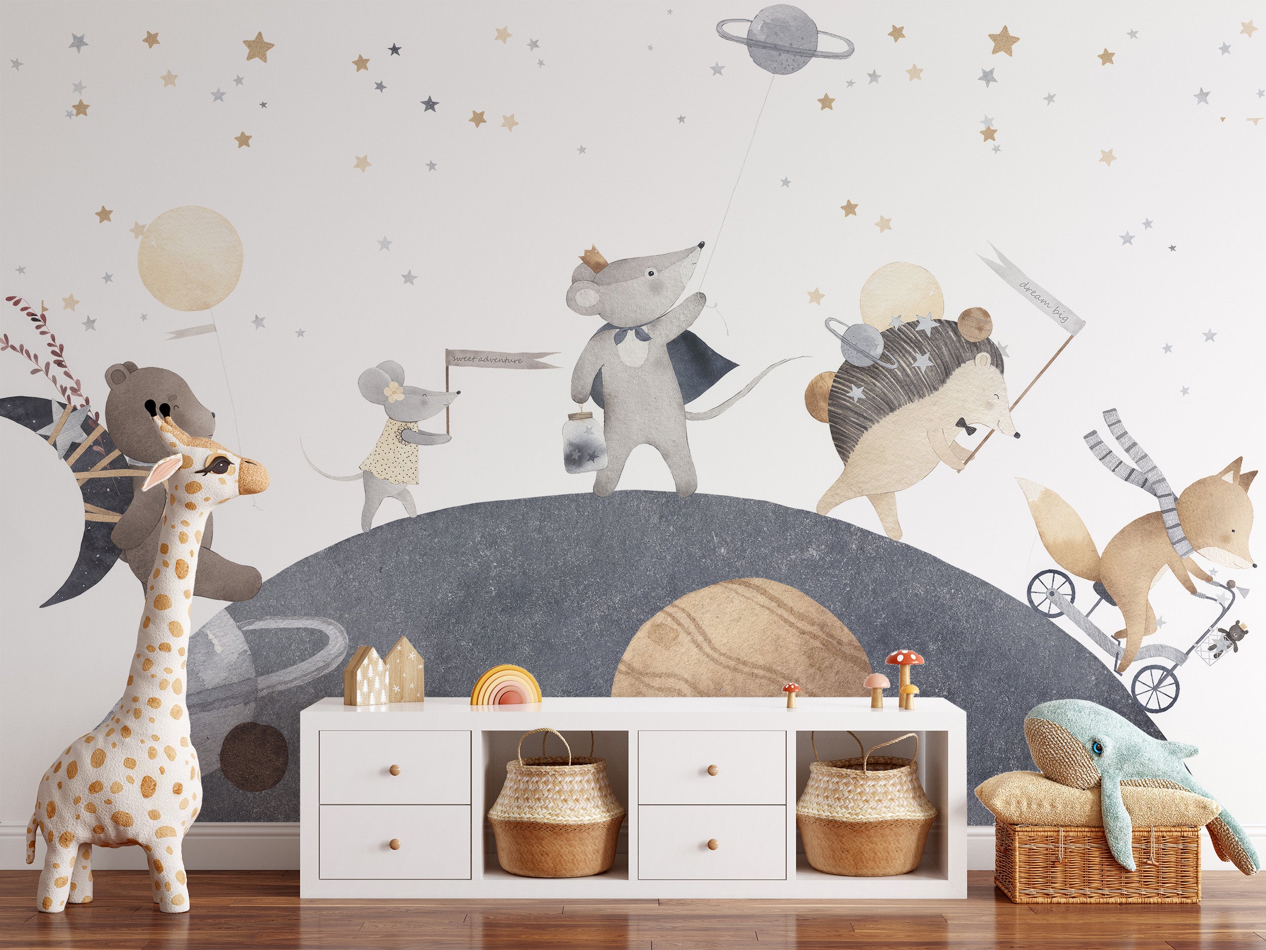 Nighttime Fantasy Wall Art for Kids
