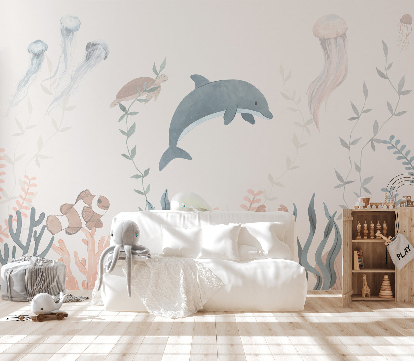 Oceanic Dreamscape Wall Mural
