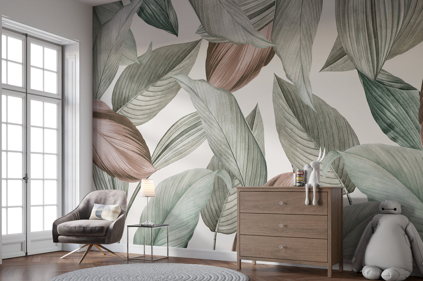 Whispering Leaves Wallpaper Mural