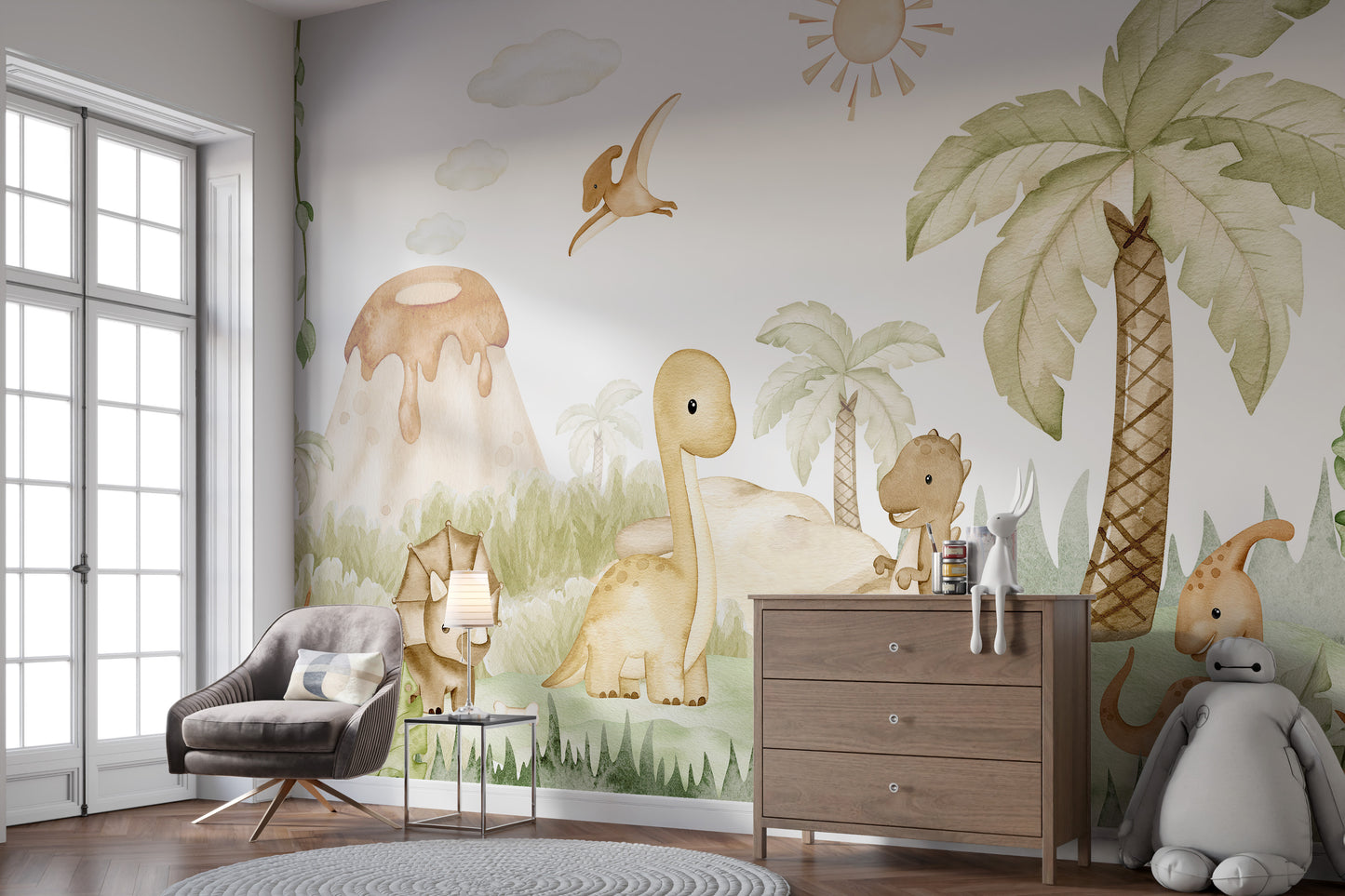 Dino Baby Wall Mural