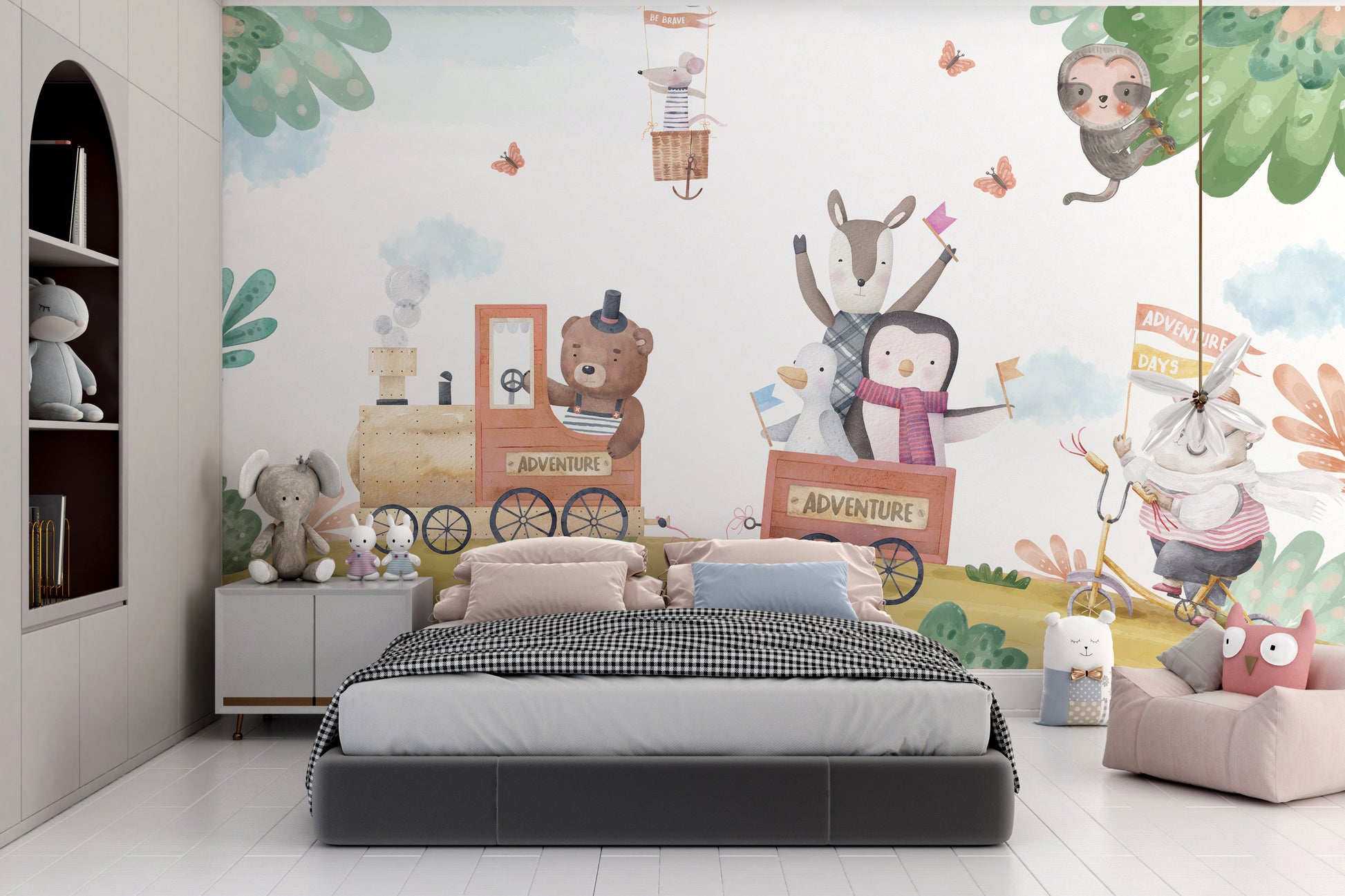 Playful Exploration Kids Wallpaper