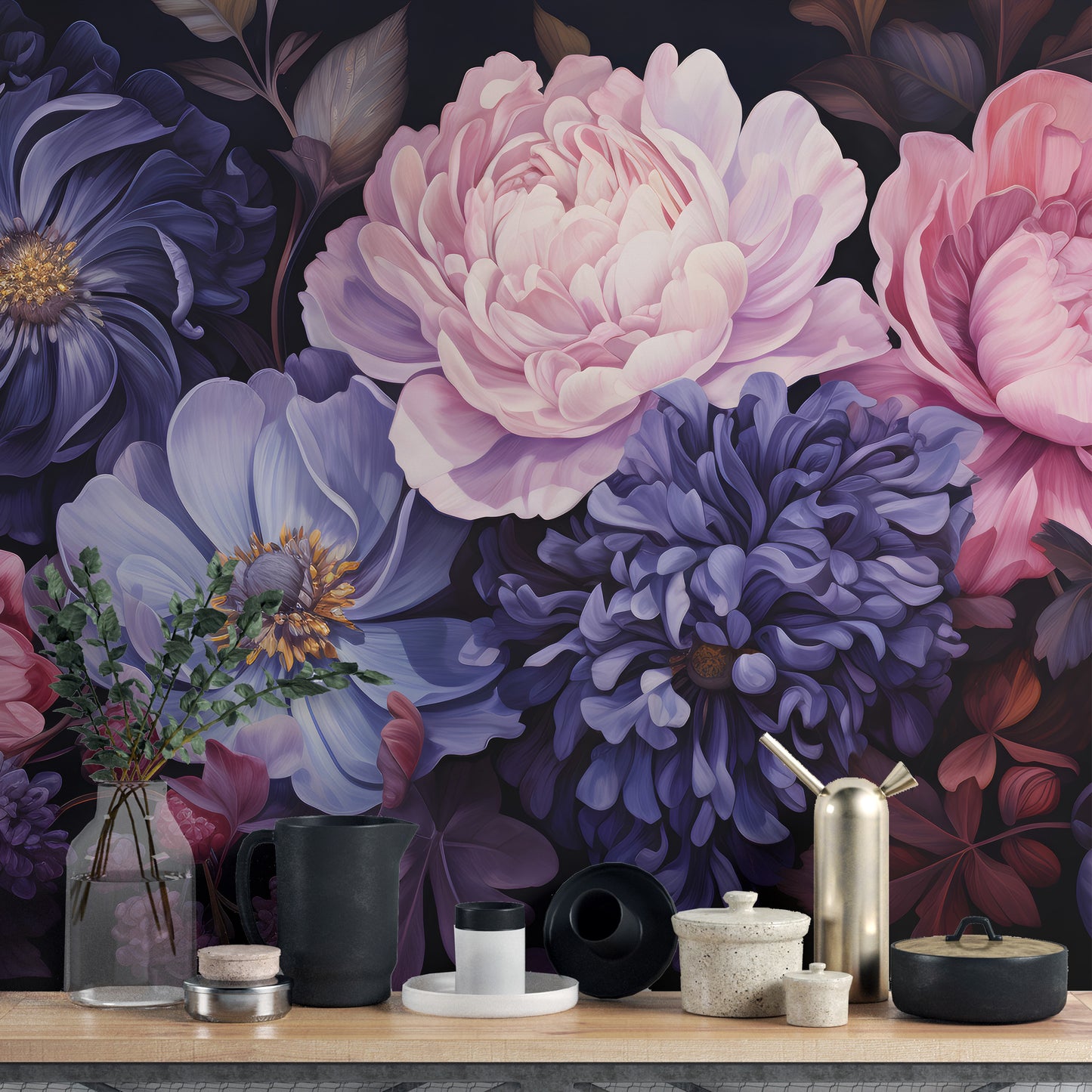 Aromatic Bouquet Wallpaper Mural