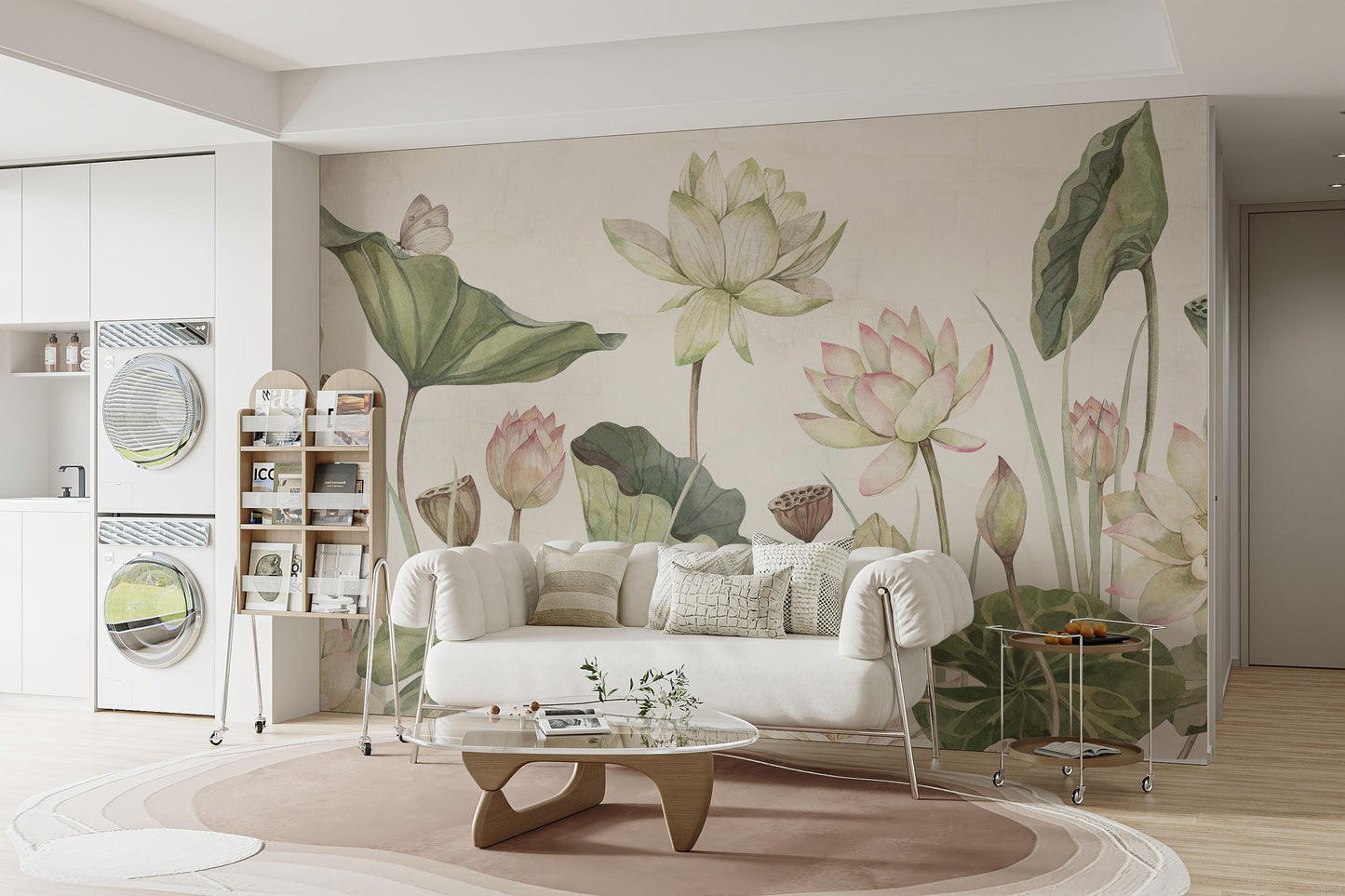 Lovely water lilies wallpaper murals