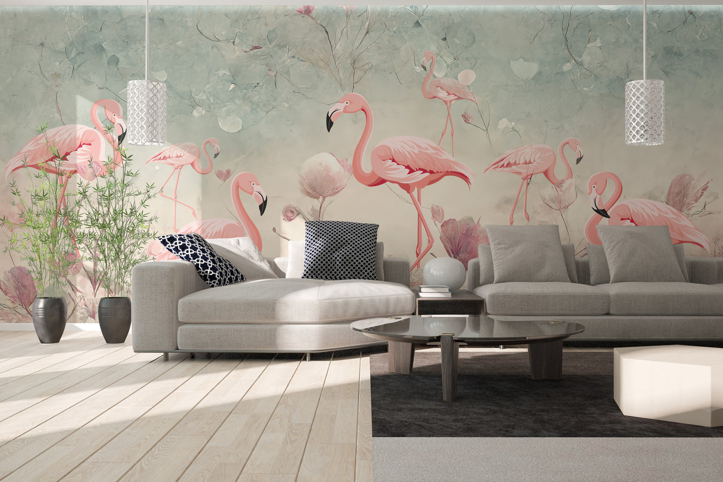 Exotic Flamingo Grove Wall Decor
