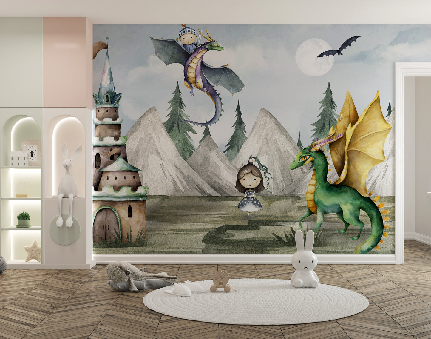 Magical Kingdom Kids Room Wall Mural