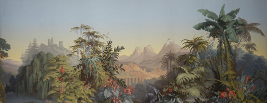 Tropical Forest & Mountains Wallpaper Murals