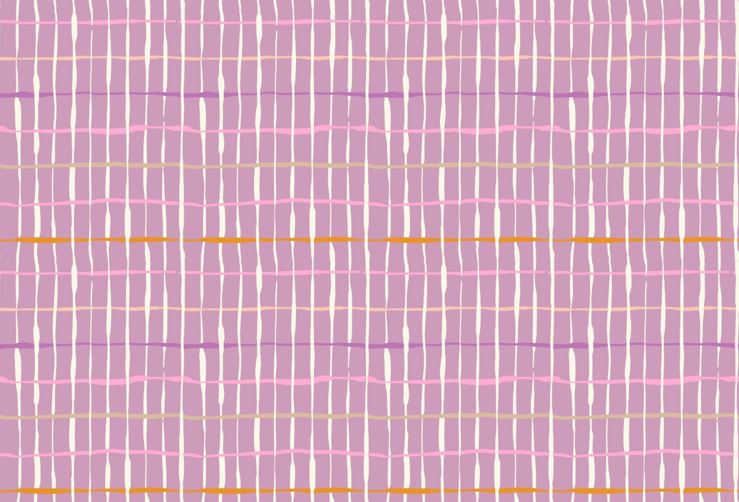 Purple Retro Handdrawn Lines Wallpaper