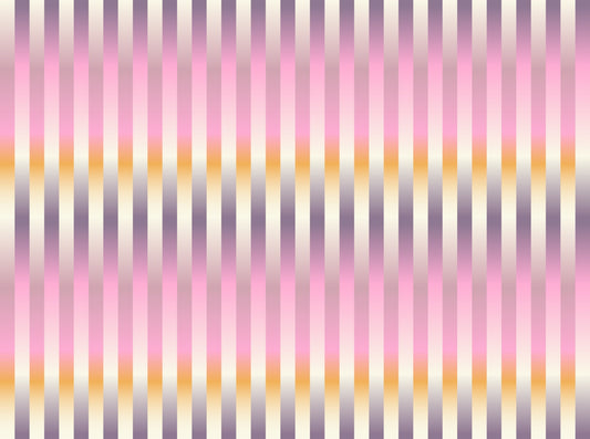 Blurred Stripes Lilac Wall Mural