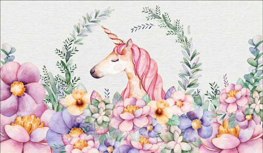 Fantasy Flora Unicorn Majesty Wall Mural