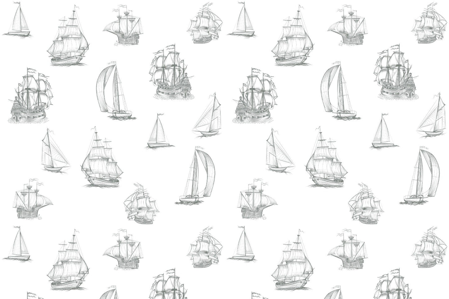 Old World Sailing Wallpaper Mural