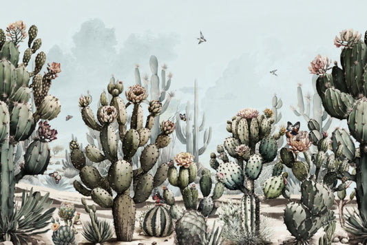 Cactus Garden Wallpaper Mural